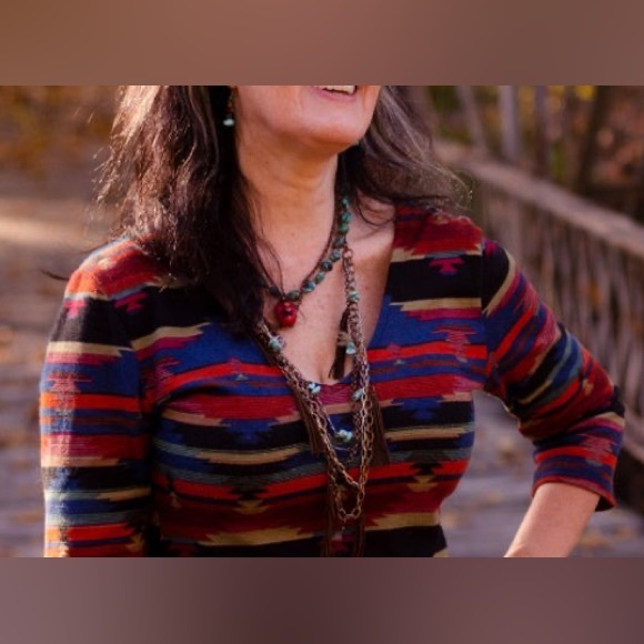 American Rag Cie Southwest Dress - Picture 1 of 5
